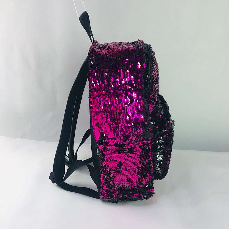 Manufacturers Glitter sequin Girls School Bags kids cartoon heart Backpack gift bag for Children