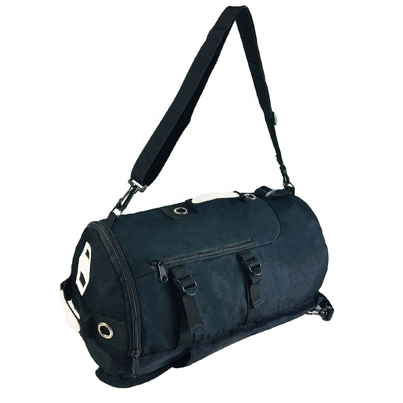 Polyester Multifunctional Gym duffle Weekender travel sport bag Laptop backpack with Messenger Belt