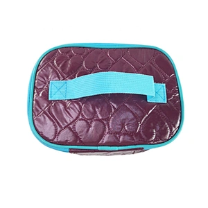 Wholesale quilted Custom Travel Makeup Cosmetic Bag Bathroom Storage Carry Case