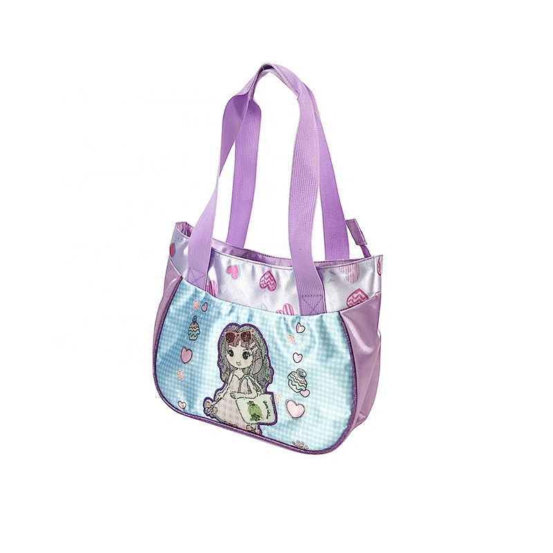 2020 Girls Fashion school Customized  Personalized Logo Style Time fashion handbag kids handbags Tote Bag for girl