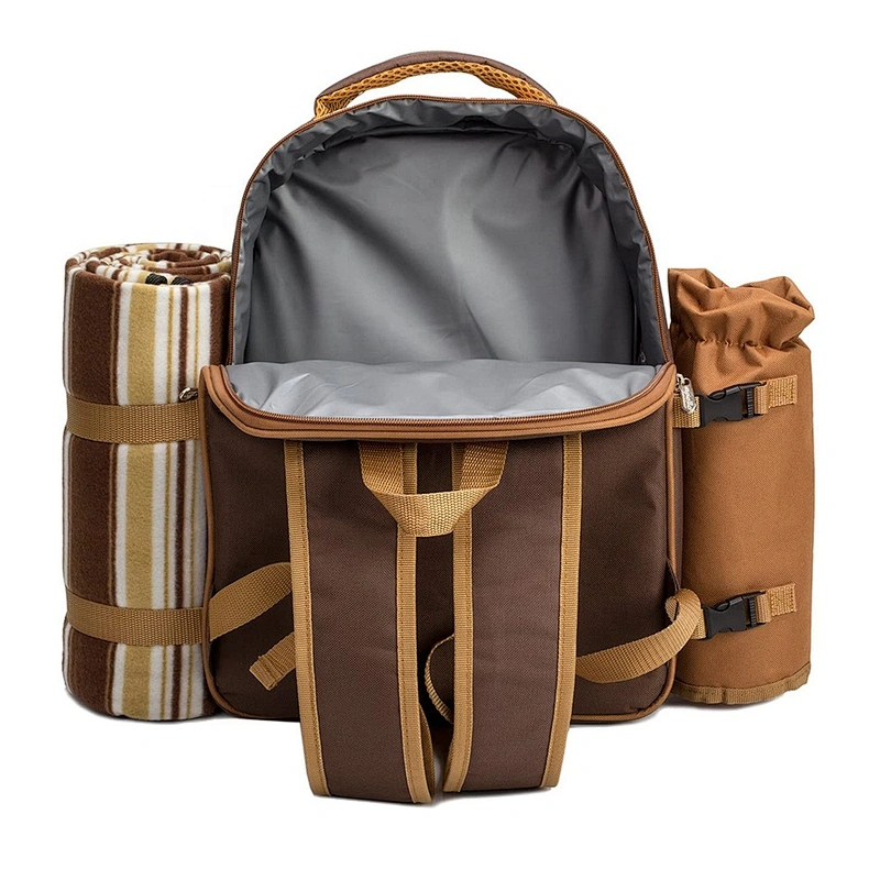 Custom logo Waterproof Picnic Backpacks Bags Insulated Wine bag Big Capacity Ice Thermal Insulated Wine Bottle Cooler Bags