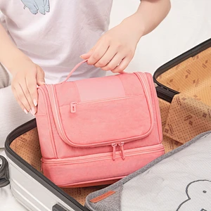 wholesale lips Polyester travel kit organizer bag hanging beauty make up toiletry travel makeup toilet bags travel toiletry bag