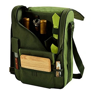 Wine Bottle Carrier Bag Tote Insulated Food Cooler bag picnic BOX wine cooler bag