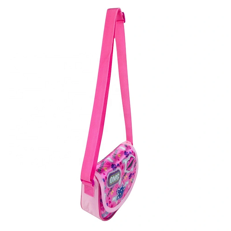 Creative design kids kinkergarden schoolbag multicolor small size crossbody sling shoulder bags