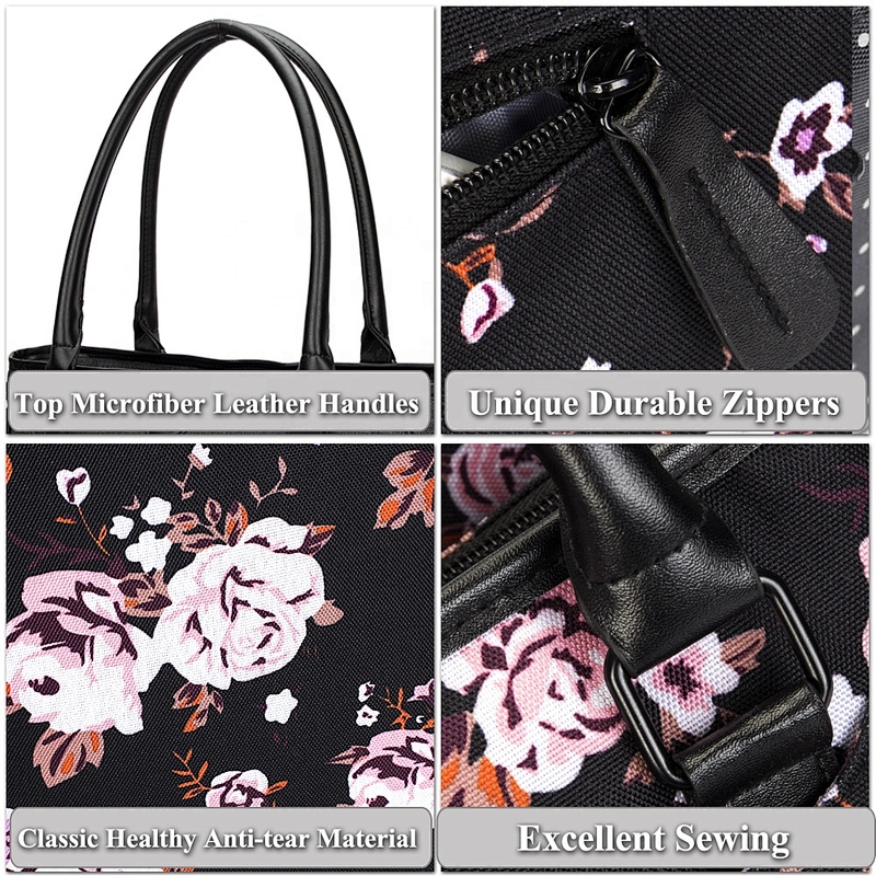 Large Capacity Stylish Multi-Function Portable Travel Diaper Tote Bag Organizer Shoulder Bag Baby Bag