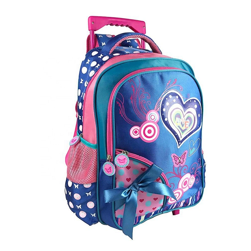 OEM Backpack Kids Rolling back to school  trolley durable school bags for kids travel school waterproof smart With Wheels