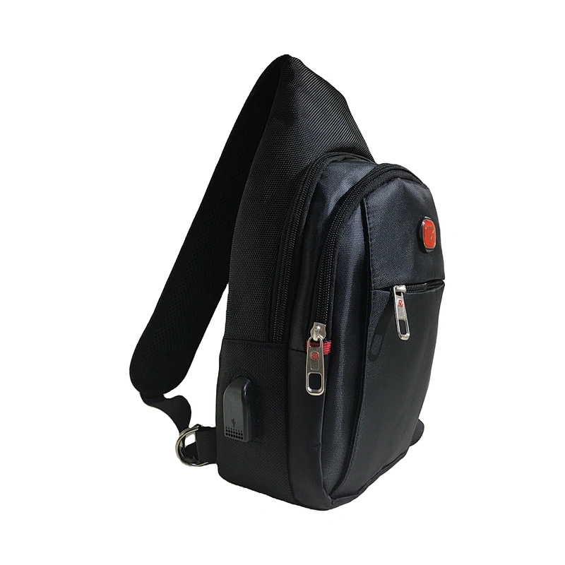 Hot sale Polyester Chest Daypack Durable Men's Shoulder Crossbody Sling Bag