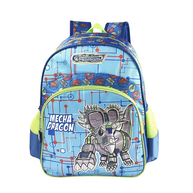 Manufacturer High quality waterproof mochilas cartoon robot children kid backpack school bags kids student bookbags