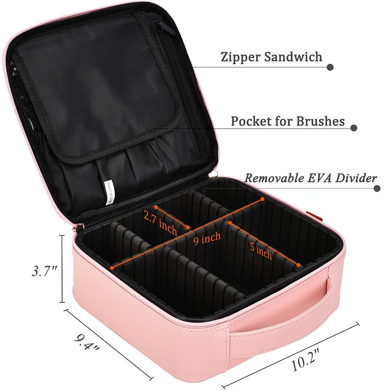 Custom Waterproof Pu Marble Travel Makeup Bag Private Label White Cosmetic Cases Printed Organization Toiletry Bags With Handle