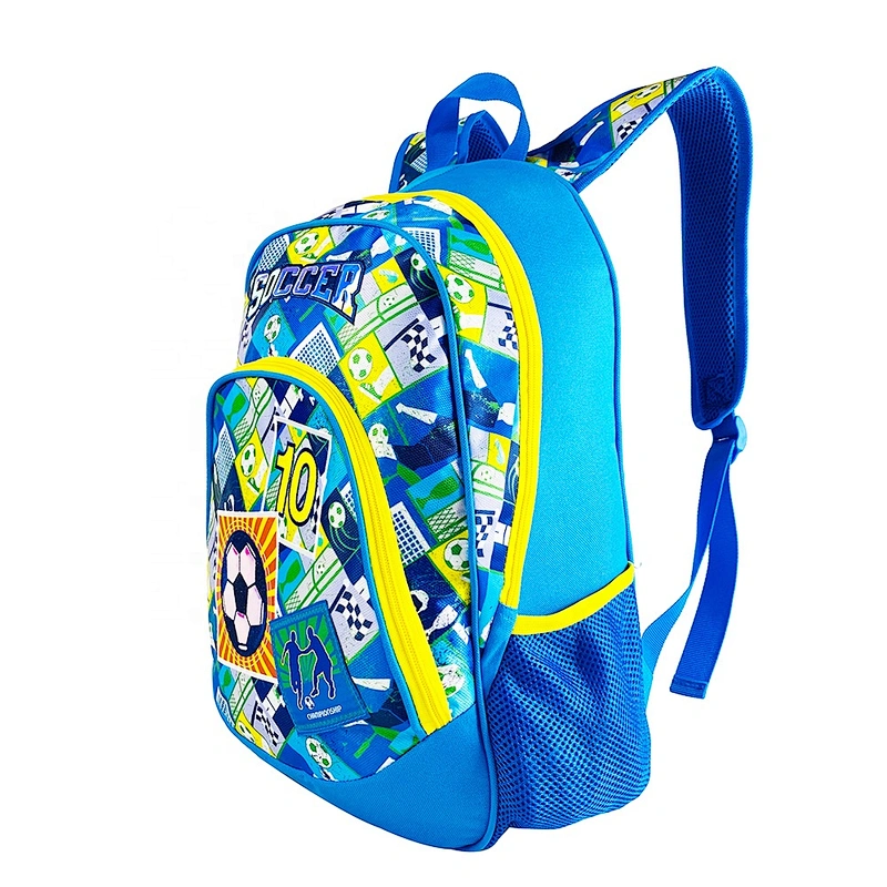2020 Wholesale  High quality waterproof mochilas cartoon soccer children backpacks school bags for boys kids student book bags