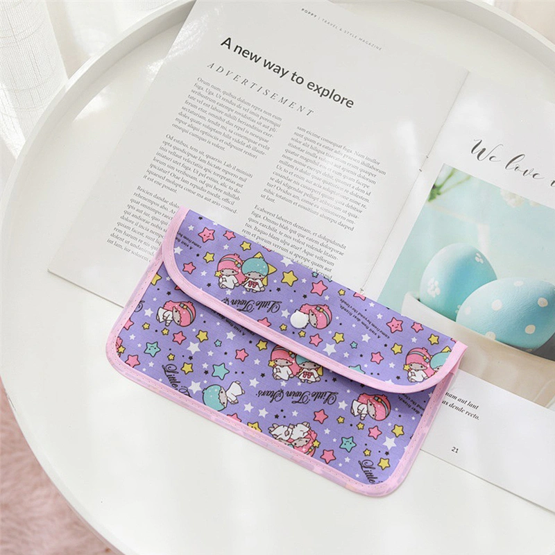 Portable plastic face Masking storage Bag cartoon temporary storage bag Interfere with dustproof storage