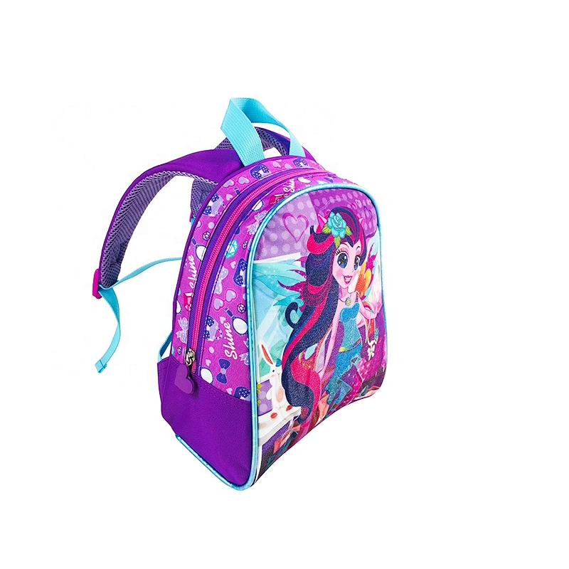 high quality student backpack golden backpack kids children school bags for children girls kids with fantasy fabric