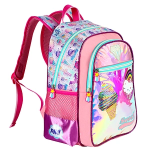 Pink children backpack school bags for teenage girls