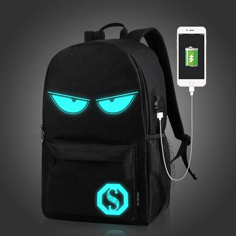 Anti-thief Nightlight Children School Backpack Anime Book Bag Luminous Backpack School Bag For Boy Girl Student Schoolbag