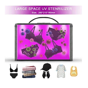 Large Foldable Portable Phone UV-C Germicidal Travel Handbag UV Light Sanitizer Bag Box Protective Sterilizer Baby diapers bag