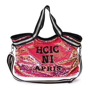 Shining Large capacity for luggage women lady girl travel bag handbag shopping bag