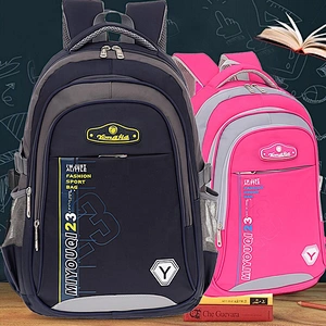 2020 trendy 4 compartments unisex elementary school students and high school backpack