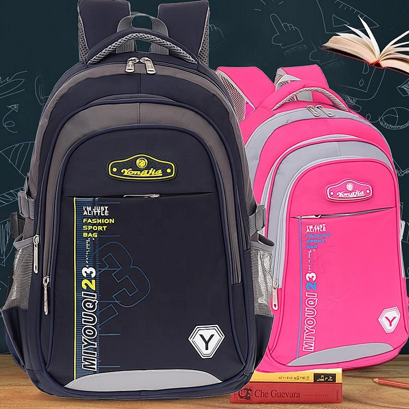 2020 trendy 4 compartments unisex elementary school students and high school backpack
