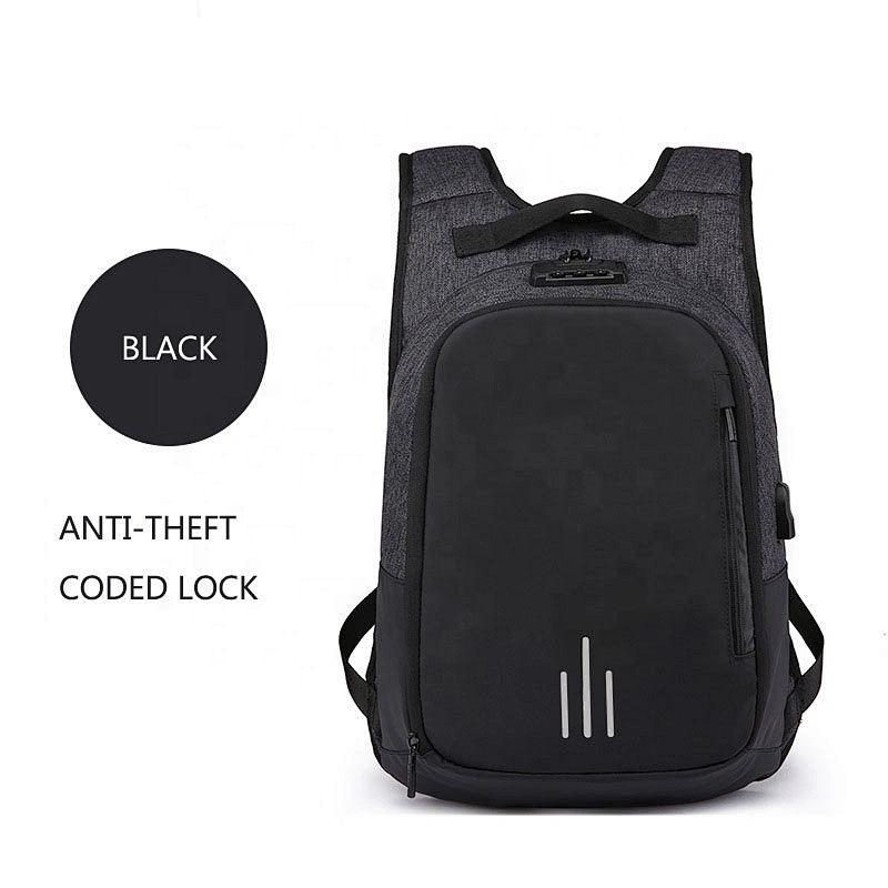 Coded Lock Fashion Casual Backpack 15.6 inch Laptop Bag unisex custom university school backpacks British Style computer bag