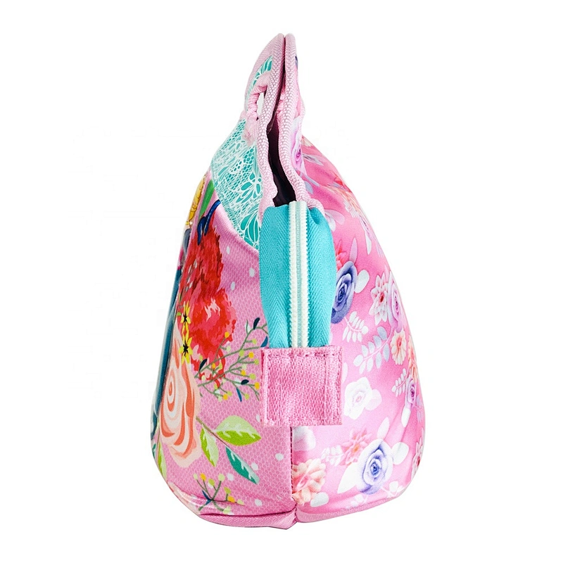 Portable student insulated thermal princess girls school lunch box children kids cooler bags handbag for food delivery