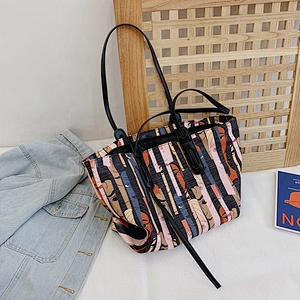 New design Oxford shoulder bag large capacity for women's fashion bucket bag handbag