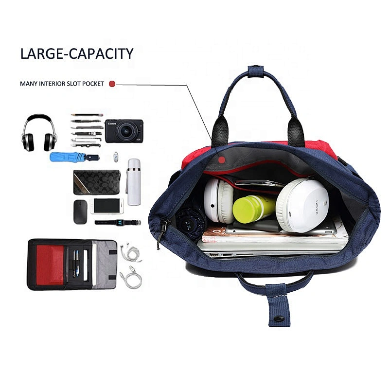 Handmade bag canvas backpacks wholesale dropship Woman Fashion backpack Canvas Plain Canvas Backpack Bag