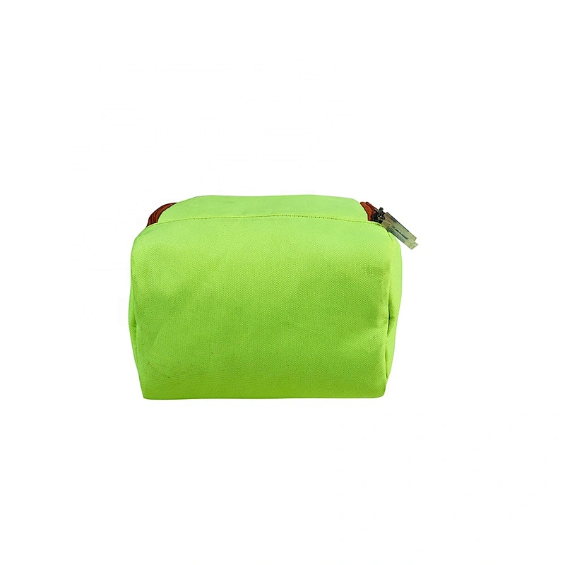High quality insulated cooler box bags deliver lunch food delivery with custom logo thermal fluorescent green fabric for kids