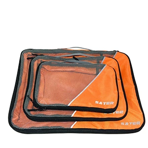 OEM/ODM Fashion Customized Logo Style with custom printed logo Luggage Organizer Packing Cubes Travel Compression Packing Cube