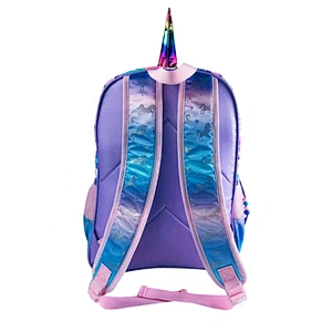 wholesale latest unicorn school bags for young girls school bag new models for kids with sparkling sequin in rainbow color
