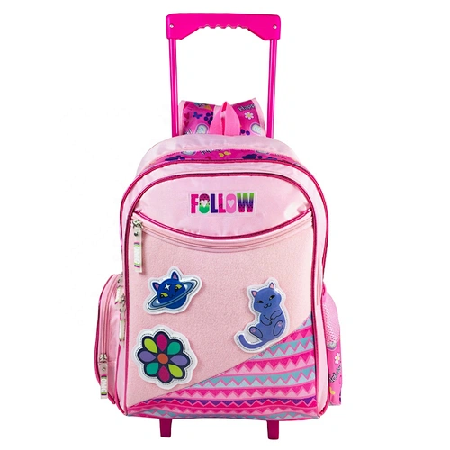 Multi-use Carry On Kid School Bags Wheeled Travel Trolley backpack luggage bags