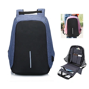 Custom logo Anti-theft USB charging men briefcase notebook bags travel bagpack school backpacks business Laptop backpack for men