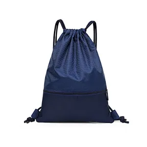 polyester fabric bag  drawstring makeup bag shoes bag travel