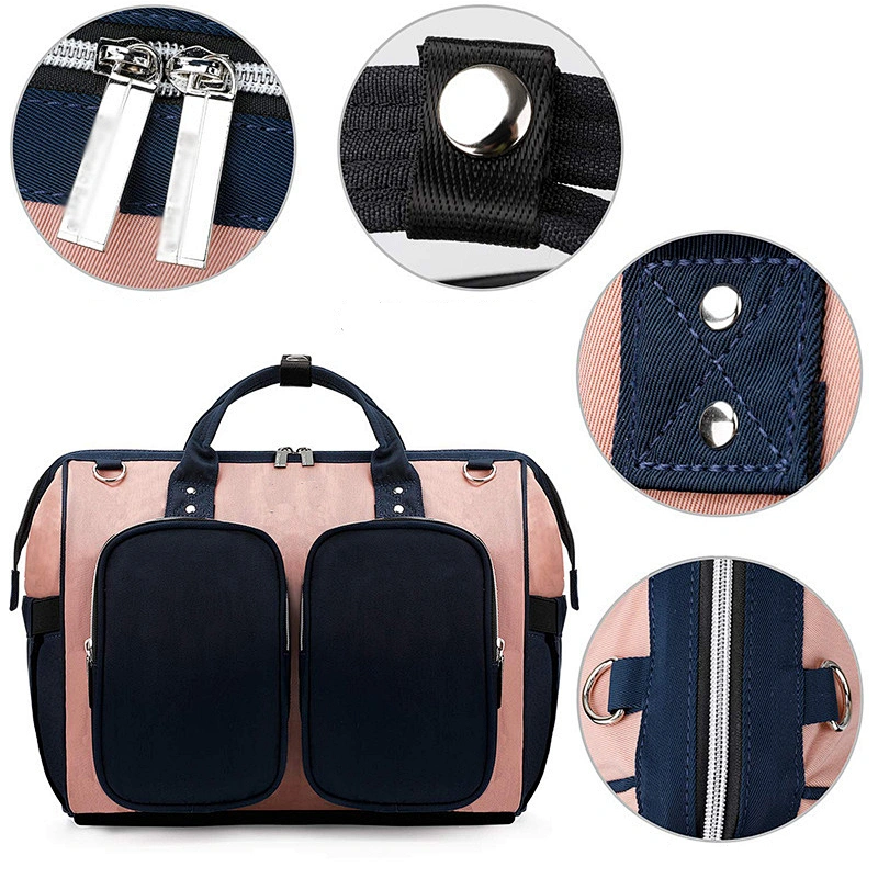 Diaper Bag Tote with Stroller Straps and Changing Pad nappy backpack