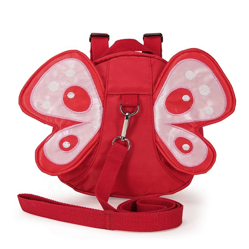 Butterfly Baby Walking Safety Kids Backpack Anti-Lost Mini Bag Toddler Child Strap Backpack School bag with Safety Leash