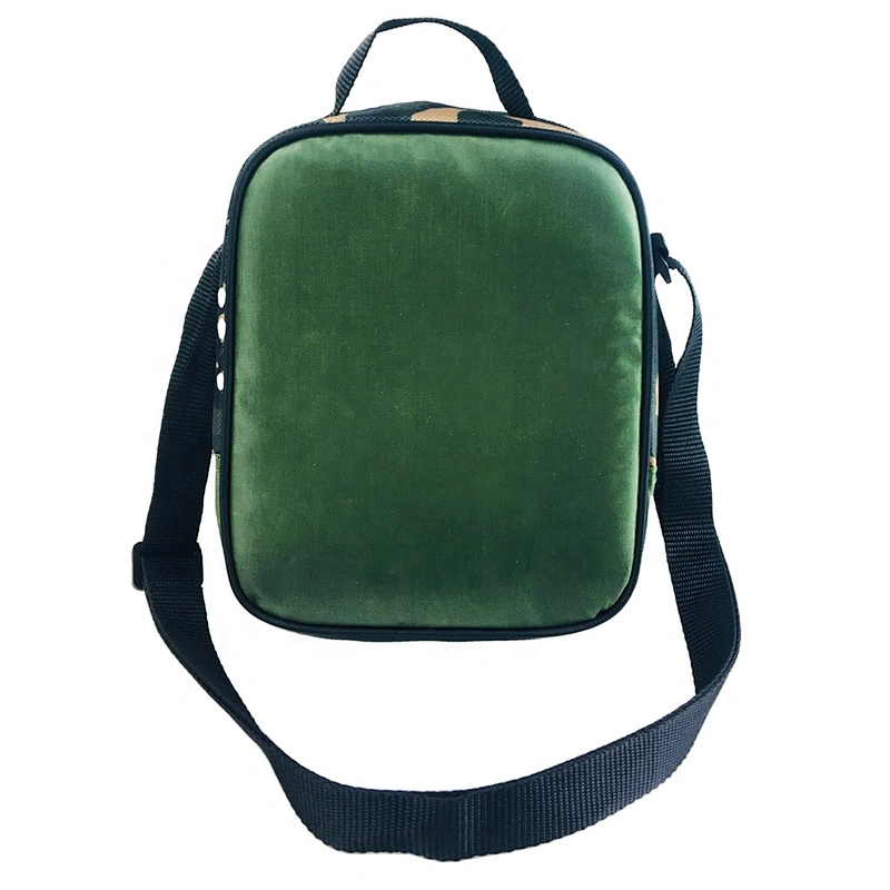 Dinosaur Insulated Lunch Bag For Kids Lunch Box Tote Bag Kids School Food delivery smell proof bag with messenger belt