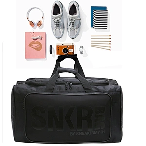 water resistant shoulder strap travel bag for kids wholesale customized polyester convertible sneaker sport sling gym duffel bag