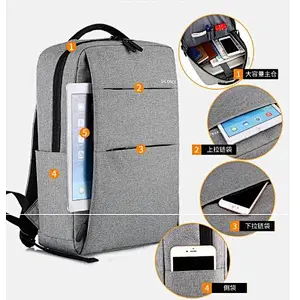 Wholesale 600D Backpack Laptop Business Men Backpack with Big Compartments comuputer bags