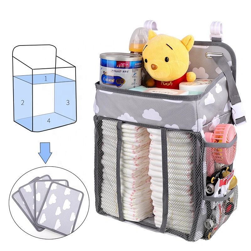 2020 Best seller nappy hanging wall bag baby nappy stroller hanging bag