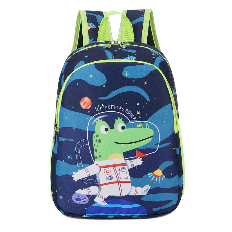 Custom Logo Kindergarten Backpack Polyester Cheap Promotion Kids School Bags