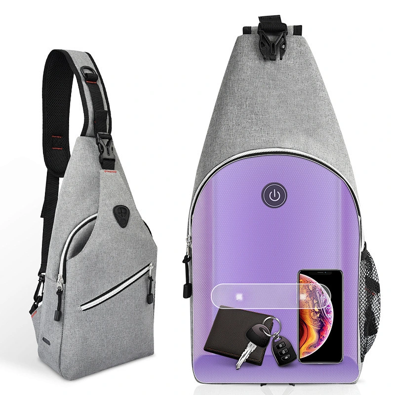 Factory latest design LED UV sterilizing fashion diaper bag disinfection mummy baby bag sterilizing bag