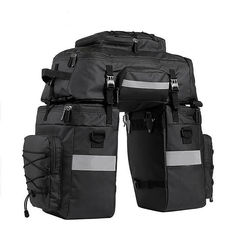 Dropshipping Outdoor Waterproof Bicycle Tail Bag Cycling Bike Back Seat Oxford Cloth Saddle Bag For BikeTail Backpack Black Hot