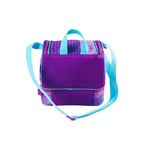 Fashionable customized high quality colorful promotional cooler basket cartoon pattern insulated lunch cooler bag