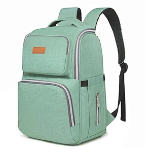 Custom Mommy maternity baby bags stroller mother care baby diaper backpack nappy changing leather diaper bag for mothers
