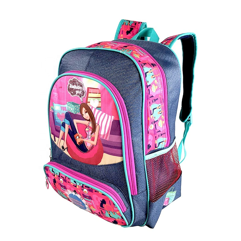 New design fancy backpack kids girls cute children bag school bags for teenagers