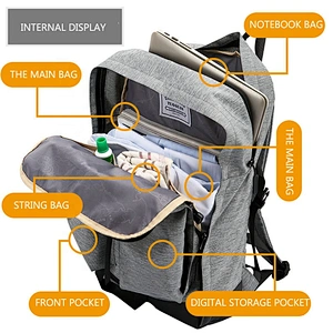 High Quality Woodland Outdoor Waterproof Travelling Hiking Bag Camping Laptop Tactical Backpack