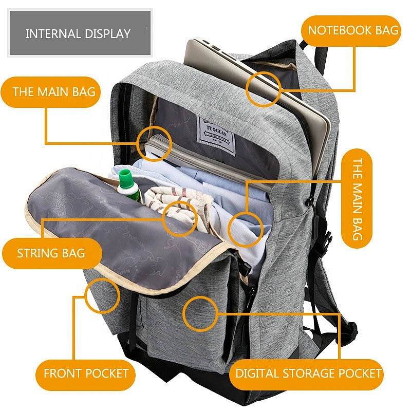 High Quality Woodland Outdoor Waterproof Travelling Hiking Bag Camping Laptop Tactical Backpack