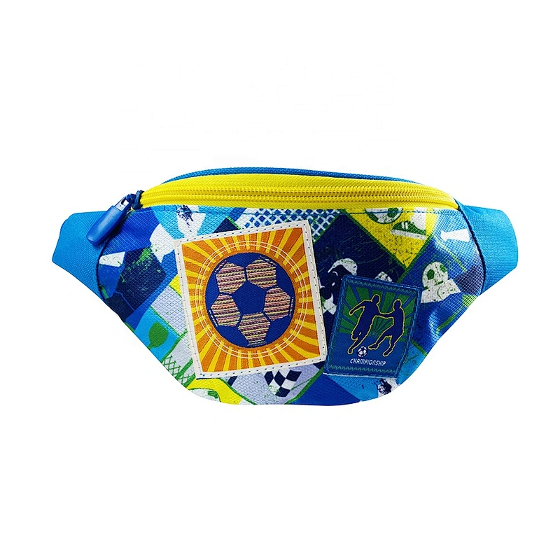 Wholesale Cheap  Travel Sport Unisex Customized Logo Style Children Kid Cute soccer fanny pack Waist Belt Bag For Kids