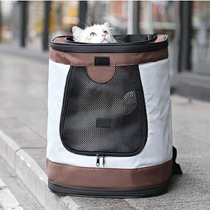 Outcrop pet backpack Oxford fabric backpacks for dogs and cats An extensible puppy backpack