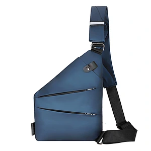 Custom leisure business waterproof sling bag mens travel sports cross body shoulder bag messenger bag