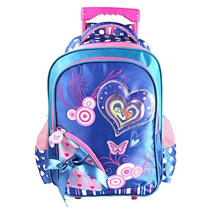 OEM Backpack Kids Rolling back to school  trolley durable school bags for kids travel school waterproof smart With Wheels